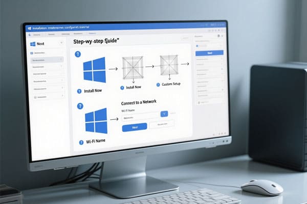 Установка Windows и настройка Интернета